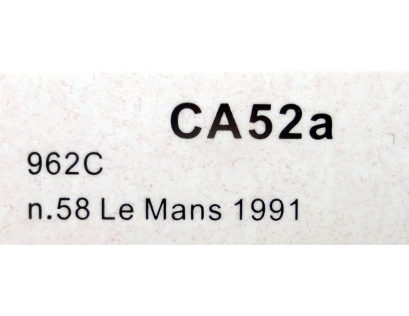 PORSCHE 962C Nº58 LE MANS 1991 REF.CA52a SLOT.IT
