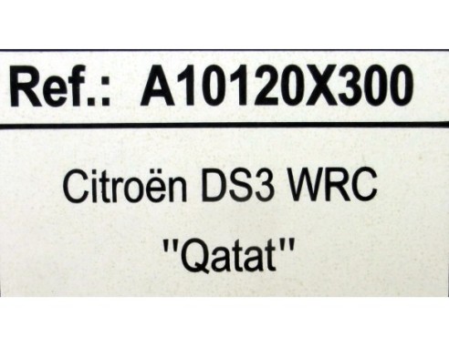 CITROEN DS3 WRC QUATAR REF.A10120X300 EDUCA