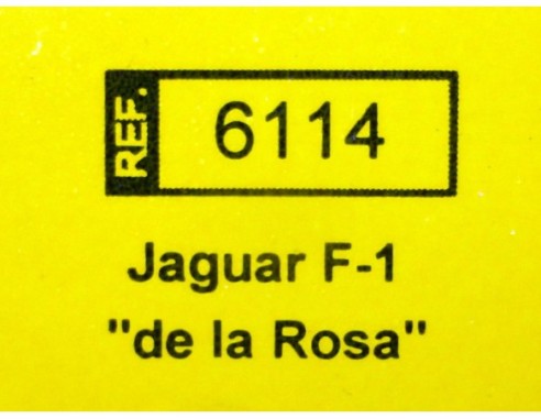 JAGUAR F1 “DE LA ROSA” REF.6114 TECNITOYS
