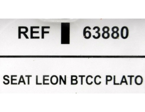 SEAT LEON BTCC PLATO REF.63880 SCX