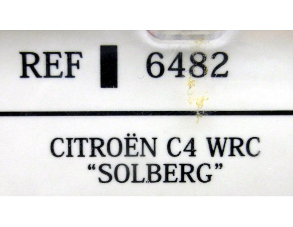 CITROEN C4 WRC SOLBERG REF.6482 TECNITOYS