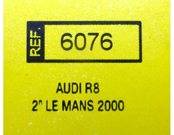 AUDI R8 2º LE MANS 2000 REF.6076 TECNITOYS