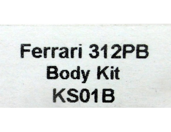 FERRARI 312PB BODY KIT REF.KS01B Y CHASIS REF.KS01T SLOT.IT