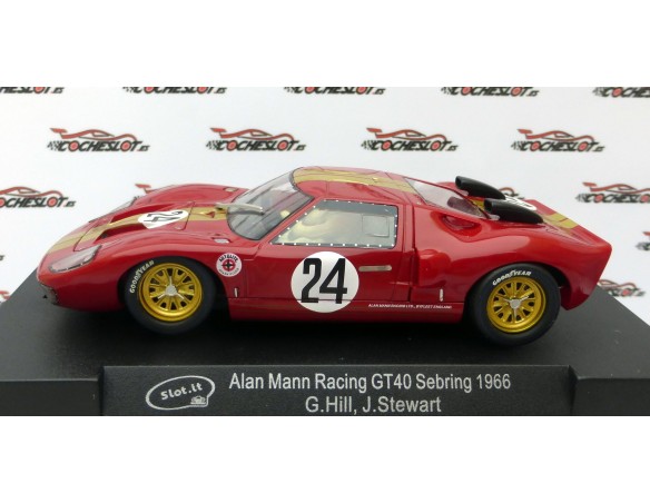 ALAN MANN RACING GT40 Nº24 SEBRING 1966 REF.CA18a