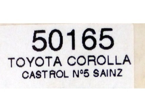 TOYOTA COROLLA CASTROL Nº 5 SAINZ  REF. 50165 NINCO