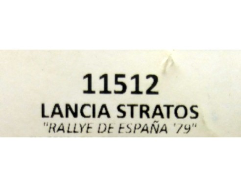LANCIA STRATOS RALLYE DE ESPAÑA” 79 REF.11512 TEAM SLOT