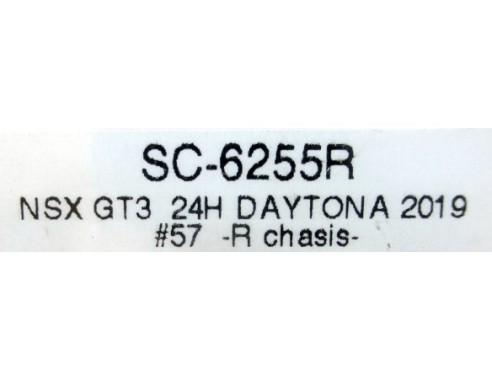 NSX GT3 24H DAYTONA 2019 Nº57 R CHASIS REF. SC6255R SCALEAUTO