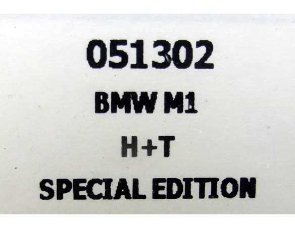BMW M1 H+T SPECIAL EDITION REF.051302 FLYSLOT
