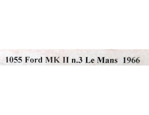 FORD MK II GT40 Nº3 24h Le Mans 1966 REF.1055 NSR