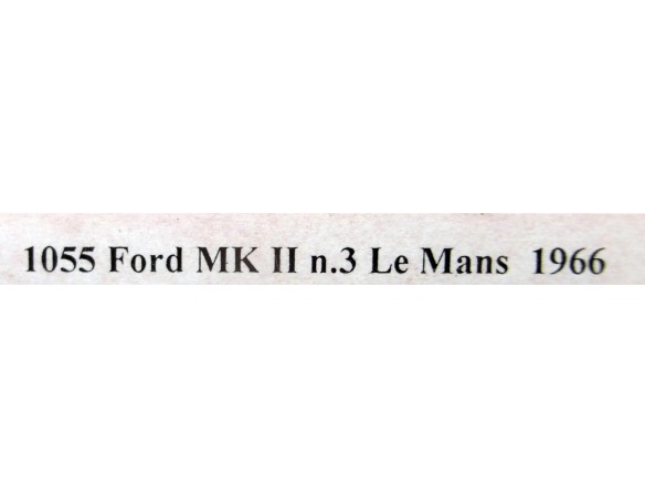 FORD MK II GT40 Nº3 24h Le Mans 1966 REF.1055 NSR
