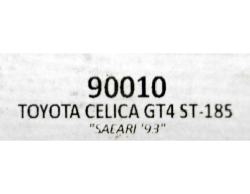 TOYOTA CELICA GT4 ST-185 SAFARI 1993 REF.90010 TEAM SLOT