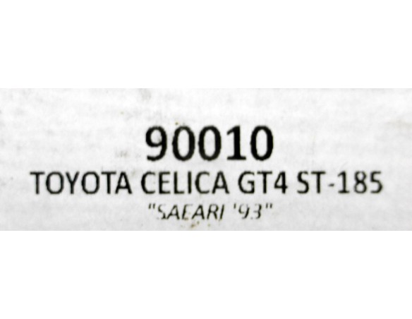 TOYOTA CELICA GT4 ST-185 SAFARI 1993 REF.90010 TEAM SLOT