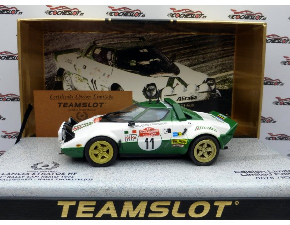 LANCIA STRATOS HF “SAN REMO 75 “ REF.90020 TEAM SLOT