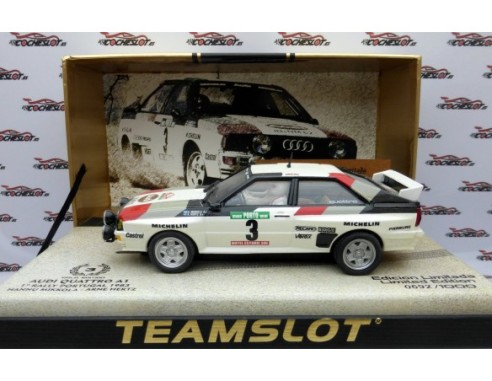 AUDI QUATTRO A1 PORTUGAL 83 GOLD EDITION Nº3 REF.PDV09090030 TEAM SLOT