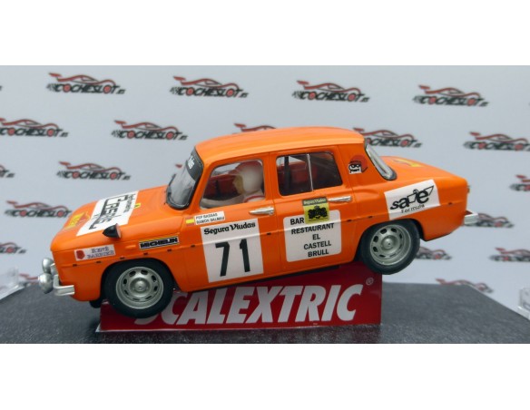 RENAULT 8 TS P.RALLY CATALUÑA 1981 DECORACION ARTESANAL REF.7 COCHESLOT