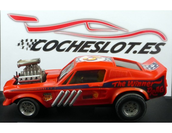 Ford Mustang	Winner Drag  ROJO 1974	REF.	4049	EXIN