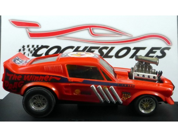 Ford Mustang	Winner Drag  ROJO 1974	REF.	4049	EXIN