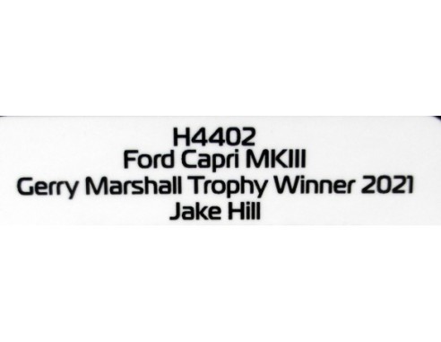 FORD CAPRI MKIII GERRY MARSHALL TROPHY WINNER 2021 REF.H4402 SUPERSLOT