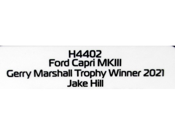 FORD CAPRI MKIII GERRY MARSHALL TROPHY WINNER 2021 REF.H4402 SUPERSLOT