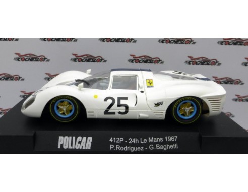 FERRARI 412P Nº25 24H LE MANS 1967 REF.CAR06d POLICAR