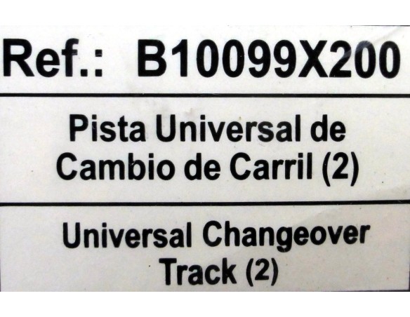 PISTA UNIVERSAL DE CAMBIO DE CARRIL 2 REF.B10099X200 SCX