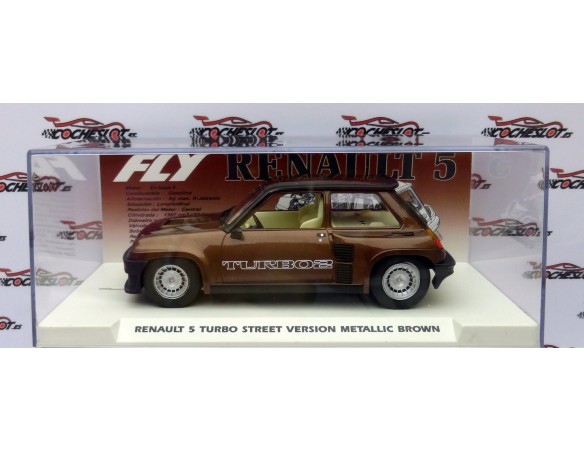 RENAULT 5 TURBO STREET VERSION METALLIC BROWN REF.A2057 FLY
