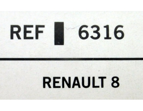 RENAULT 8 REF.6316 TECNITOYS