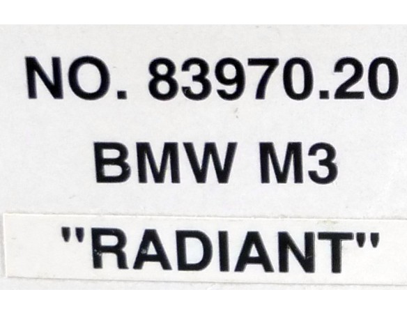BMW M3 “Radiant”	Blanco	1996 REF.	8397	TYCO