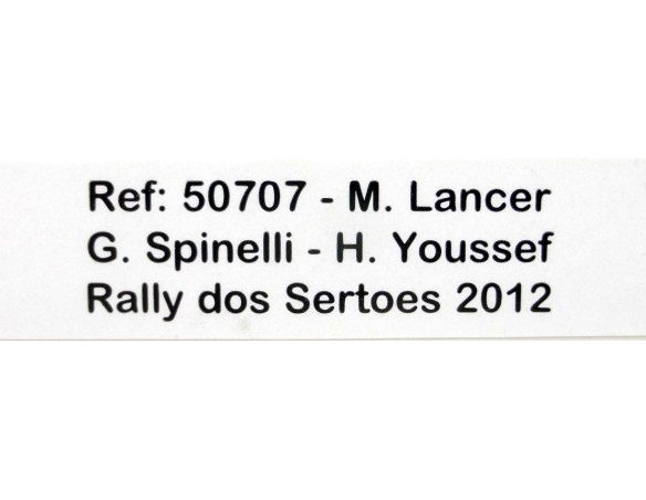 M.LANCER RALLY DOS SERTOES 2012 REF.50707 AVANT SLOT
