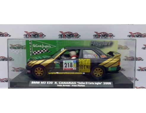 BMW M3 E30 RALLYE CANARIAS 2008 TROFEO EL CORTE INGLES REF.F10302 FLYSLOT