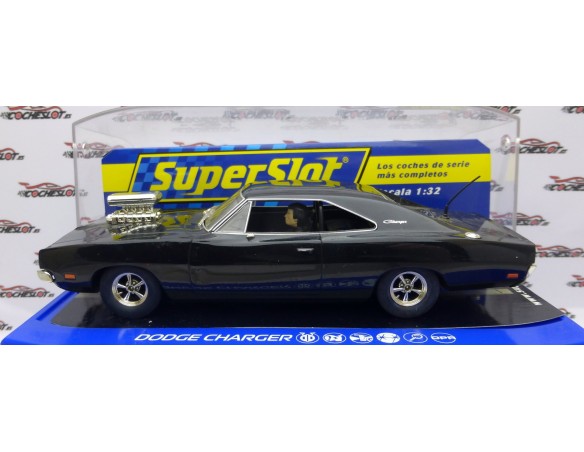 DODGE CHARGER BLACK REF.H3936 SUPERSLOT