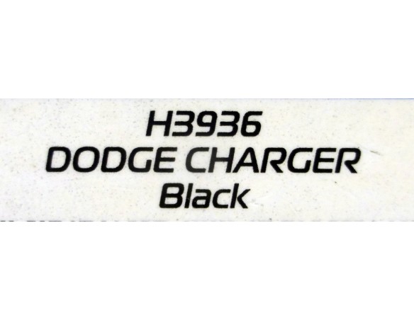 DODGE CHARGER BLACK REF.H3936 SUPERSLOT