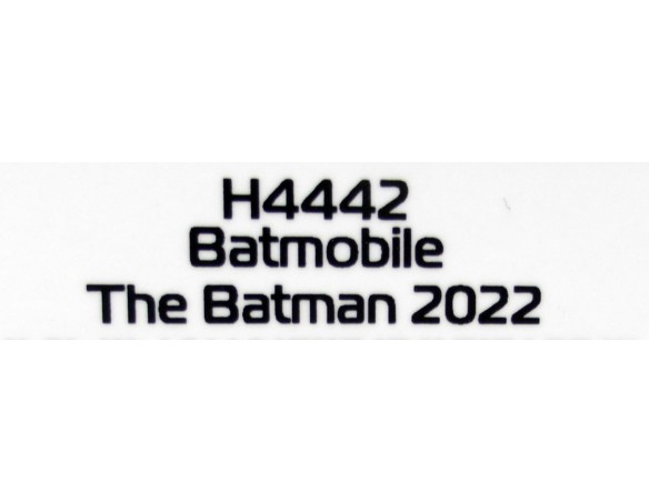 BATMOBILE THE BATMAN 2022 REF.H4442 SUPERSLOT