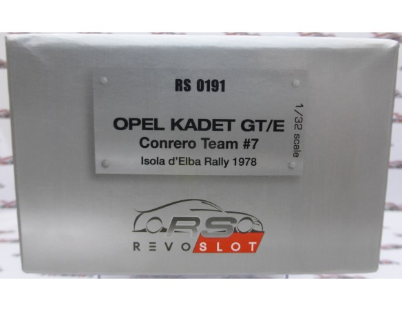 Opel Kadett GT/E Rally ISOLA D´ELBA 1978  REF.RS-0191 REVOSLOT