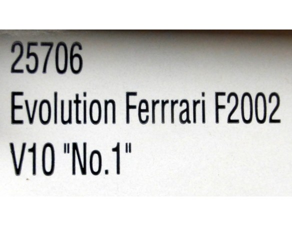 FERRARI F2002 V10 Nº1 REF.25706 CARRERA EVOLUTION