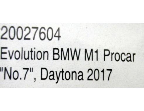 BMW M1 PROCAR Nº7 DAYTONA 2017 REF.27604 CARRERA EVOLUTION