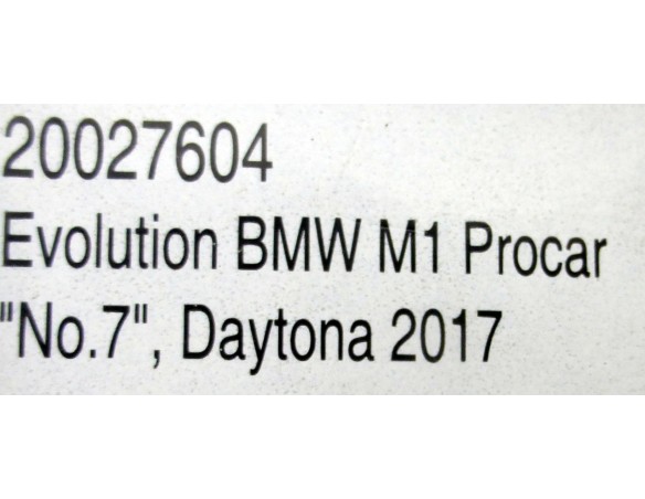 BMW M1 PROCAR Nº7 DAYTONA 2017 REF.27604 CARRERA EVOLUTION
