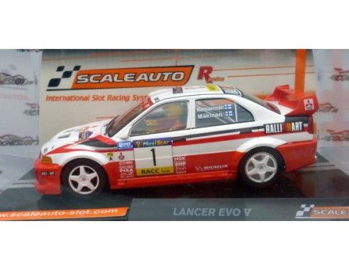 EVO V 1998 TOMMI MAKINEN Nº1 RALLY SPAIN  REF.SC6285R SCALEAUTO