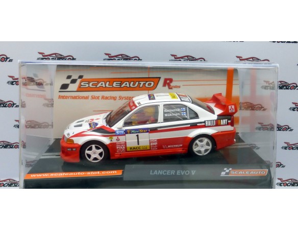 EVO V 1998 TOMMI MAKINEN Nº1 RALLY SPAIN  REF.SC6285R SCALEAUTO