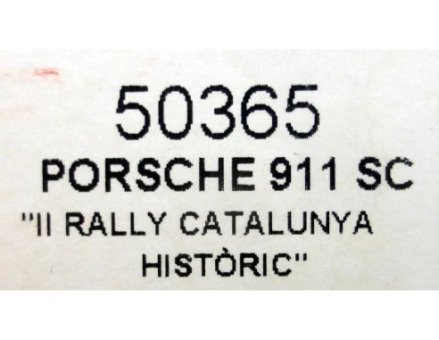 PORSCHE 911 SC II RALLY CATALUNYA HISTORIC REF.50365 NINCO