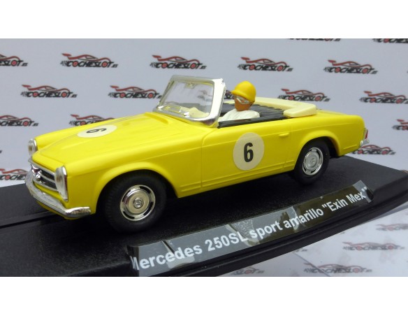 MERCEDES BENZ 250 SL SPORT AMARILLO Nº6 REPLICA REPROTEC