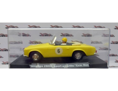 MERCEDES BENZ 250 SL SPORT AMARILLO Nº6 REPLICA REPROTEC