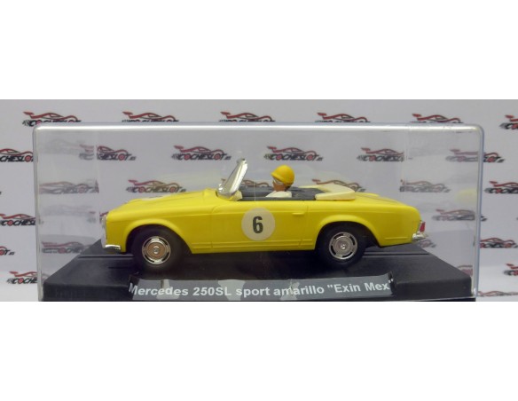 MERCEDES BENZ 250 SL SPORT AMARILLO Nº6 REPLICA REPROTEC