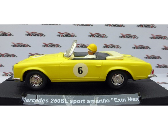 MERCEDES BENZ 250 SL SPORT AMARILLO Nº6 REPLICA REPROTEC
