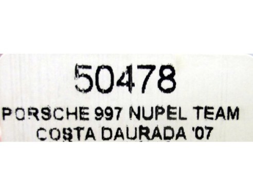 PORSCHE 997 NUPEL VALLEJO TEAM COSTA DAURADA”07 REF.50478 NINCO