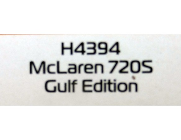 MC LAREN 720S GULF EDITION REF.H4394 SUPERSLOT