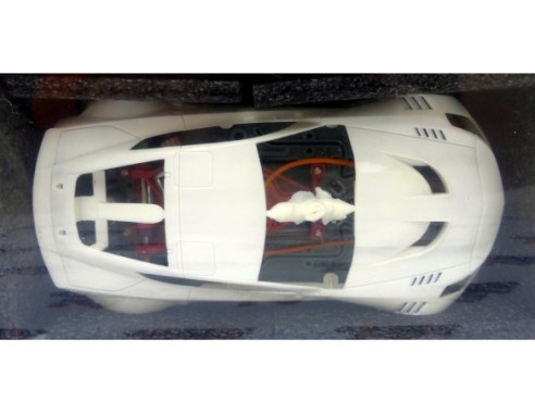 CALLAWAY GT3 WHITE RACING KIT NEW BODY 2023 REF.SC6281 SCALEAUTO