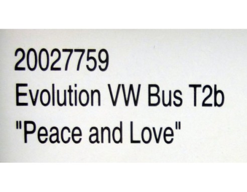VW BUS T2b PEACE AND LOVE REF.27759 CARRERA