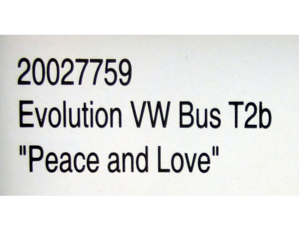 VW BUS T2b PEACE AND LOVE REF.27759 CARRERA