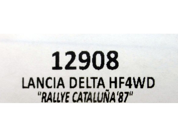 LANCIA DELTA HF4WD RALLYE CATALUÑA 87 REF.12908 TEAM SLOT